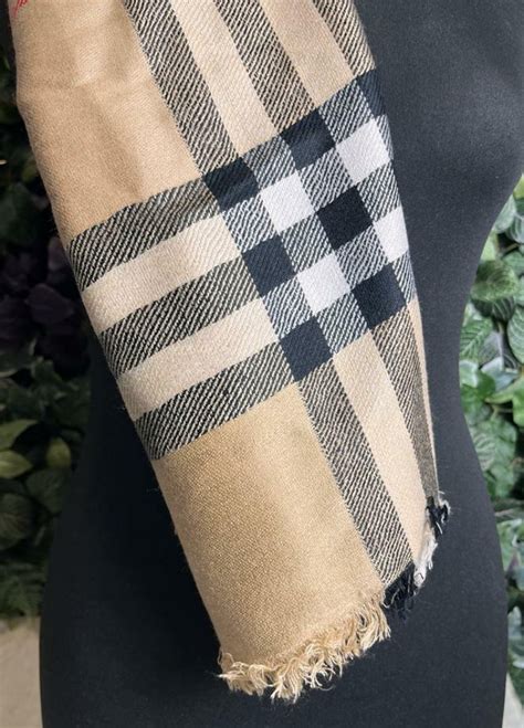 Burberry Scarf Raspberry Sorbet Check S for sale online 